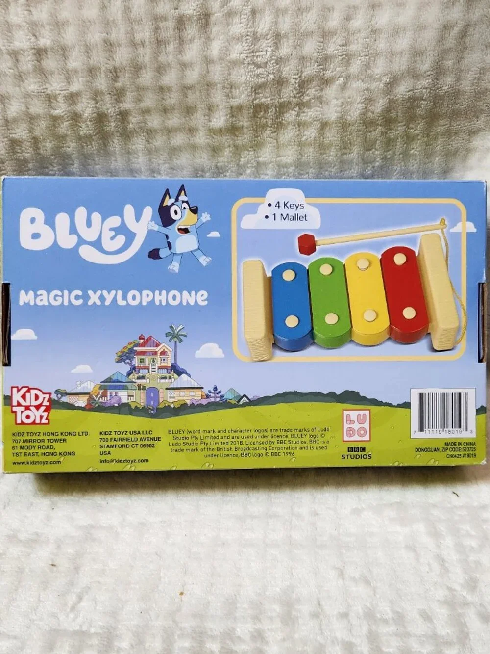 BLUEY Musical Instruments - Set of Three (3) Ukulele Piano Xylophone - NEW NWT